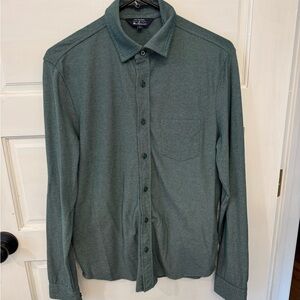 Ben Sherman Dark Green Casual Button-Down Shirt